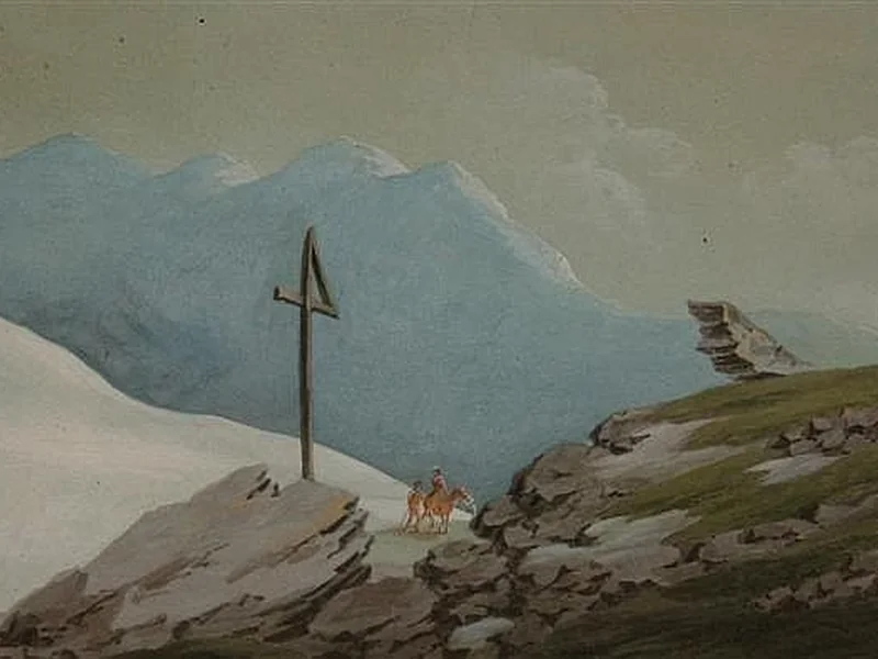 1774-Heinrich Murer - Spithal du Grimsel